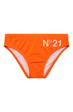 Детские плавки N21 оранжевого цвета, арт. N21661/N0059 | Фото 1 (Кросс-КТ: Пляж; Материал внешний: Синтетический материал; Материал сплава: Проставлено; Нос: Не проставлено)