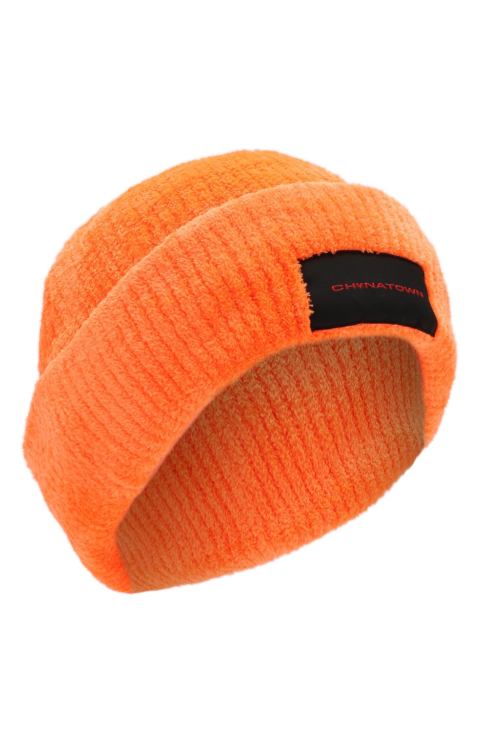 Женская шапка ALEXANDER WANG оранжевого цвета, арт. 1KC2199108 | Фото 1 (Материал: Текстиль, Синтетический материал)