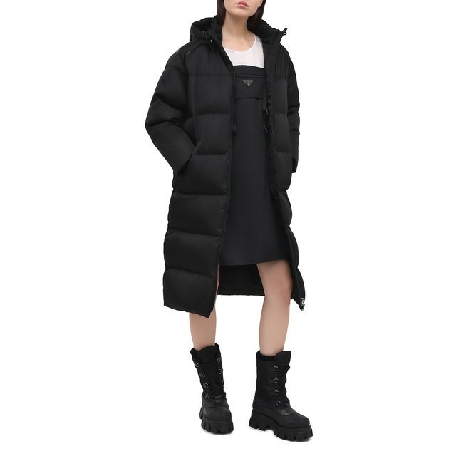 фото Комбинированные сапоги monolith prada