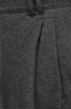 Мужские кашемировые брюки ZEGNA COUTURE серого цвета, арт. 260N18/73NHN2 | Фото 5 (Материал внешний: Шерсть, Кашемир; Длина (брюки, джинсы): Стандартные; Случай: Повседневный; Материал сплава: Проставлено; Драгоценные камни: Проставлено; Стили: Кэжуэл)