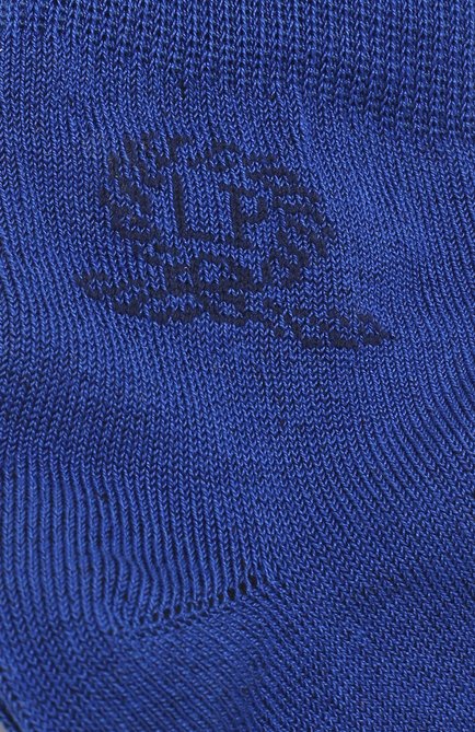 Детские носки с логотипом бренда LA PERLA синего цвета, арт. 42035/1-2 | Фото 2 (Статус проверки: Проверена категория, Проверено; Материал: Текстиль, Хлопок; Кросс-КТ: Носки)