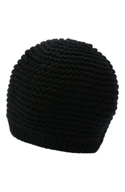 Женская кашемировая шапка INVERNI черного цвета, арт. 5086CM | Фото 2 (Материал: Шерсть, Кашемир, Текстиль)