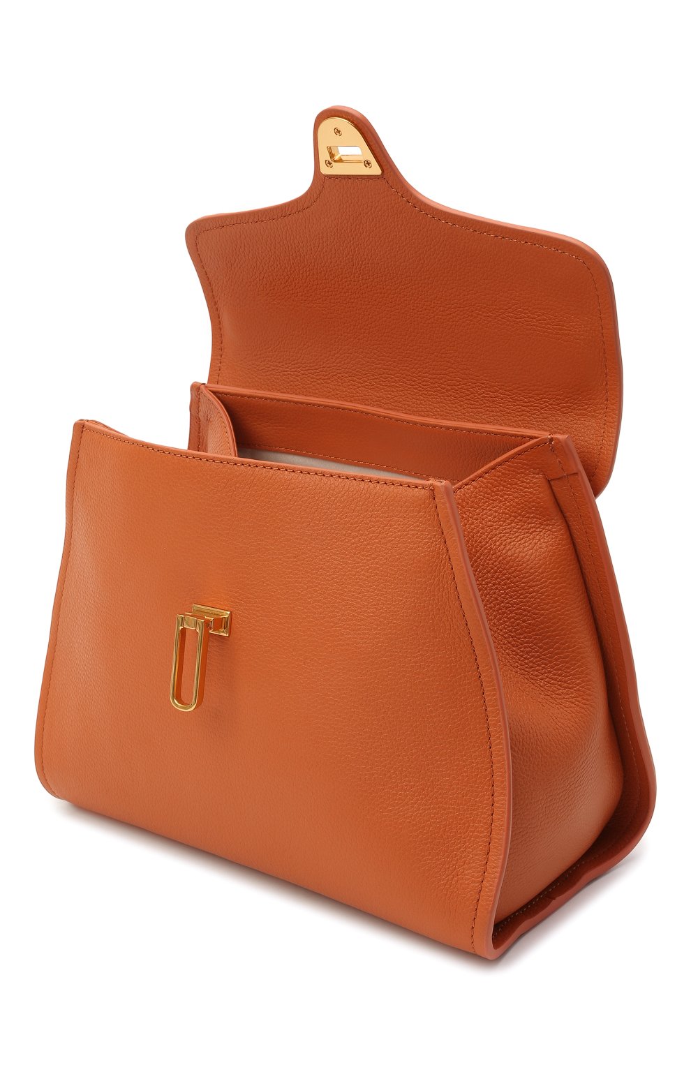 Женская сумка marvin COCCINELLE оранжевого цвета, арт. E1 IP0 18 03 01 | Фото 4 (Сумки-технические: Сумки через плечо, Сумки top-handle; Размер: medium; Материал: Натуральная кожа; Ремень/цепочка: На ремешке)