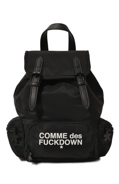Женский рюкзак COMME DES FUCKDOWN черного цвета, арт. CDFA710 | Фото 1 (Размер: medium; Материал сплава: Проставлено; Материал: Текстиль; Драгоценные камни: Про ставлено; Стили: Кэжуэл)