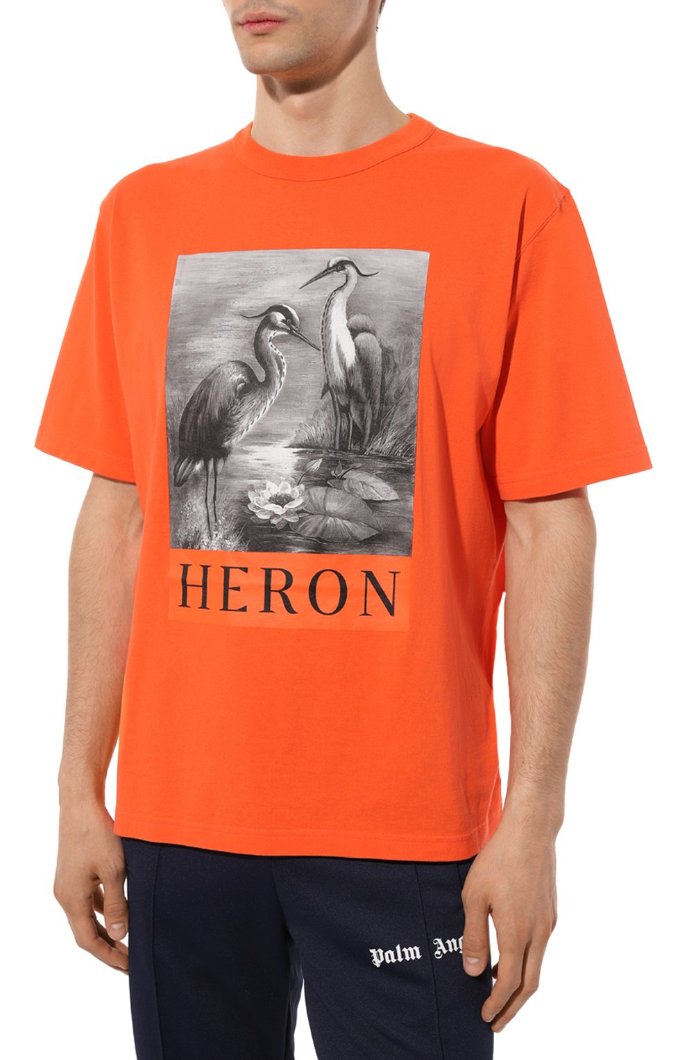 Хлопковая футболка Heron Preston  HMAA032C99JER0032210 Фото 3