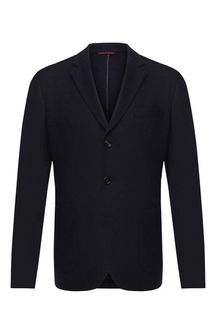 Мужской кашемировый пиджак BRUNELLO CUCINELLI темно-синего цвета по цене 299000 руб., арт. ML8968J01 | Фото 1