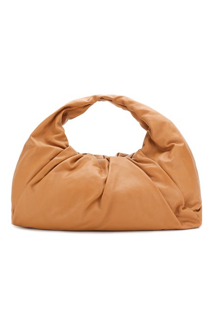 Женская сумка shoulder pouch medium BOTTEGA VENETA светло-бежевого цвета по цене 390000 руб., арт. 607984/VCP40 | Фото 1
