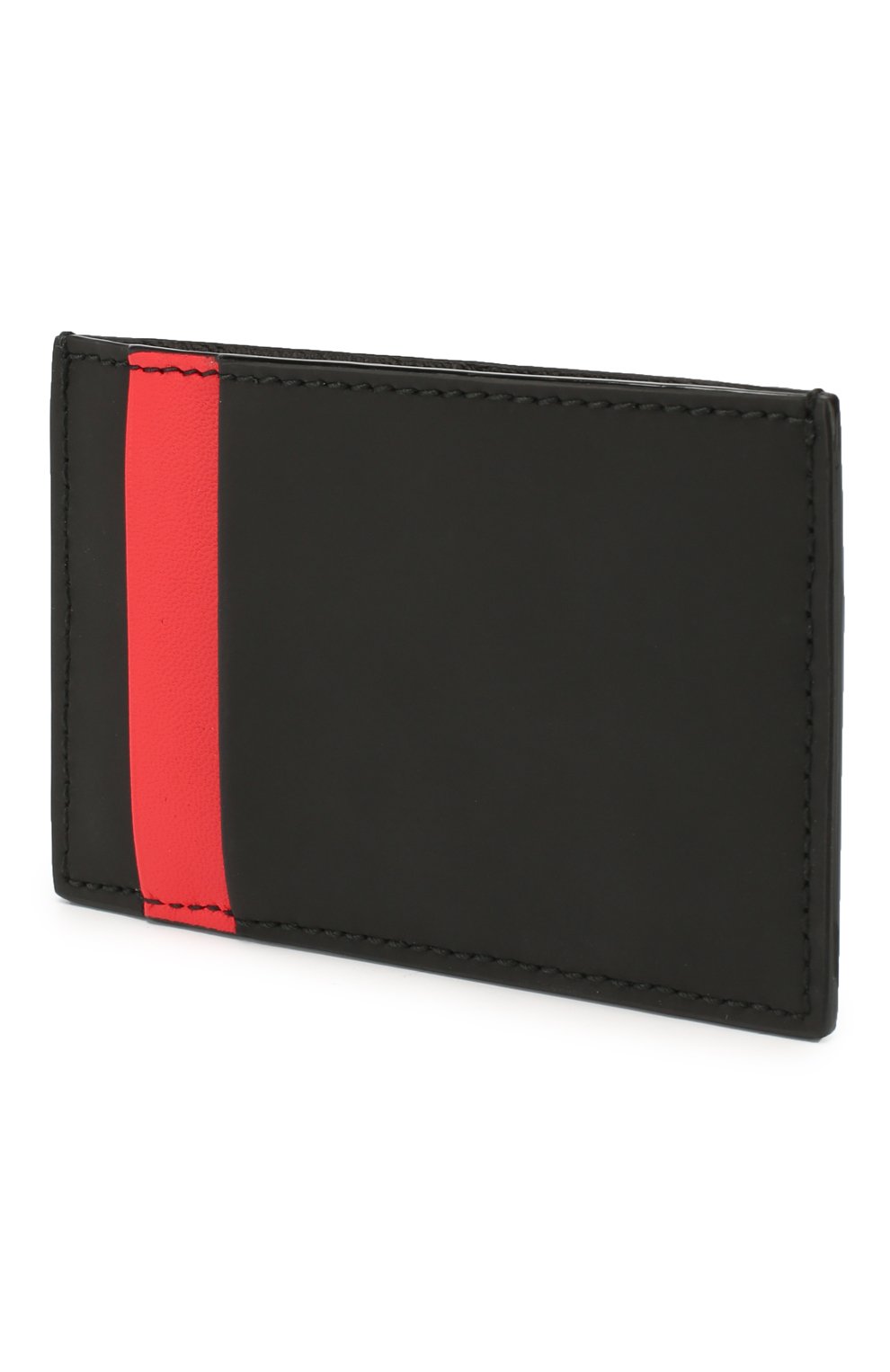 Мужской кожаный футляр для кредитных карт ALEXANDER MCQUEEN черного цвета, арт. 602144/10N2B | Фото 2 (Материал: Натуральная кожа; Статус проверки: Проверена категория)