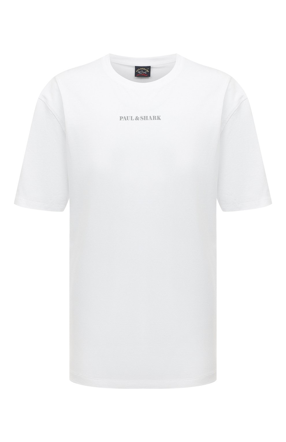 Хлопковая футболка Paul&Shark 22411044/3XL, цвет белый, размер 56
