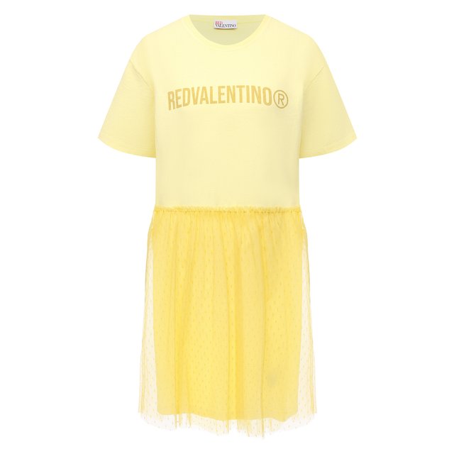 фото Хлопковое платье redvalentino