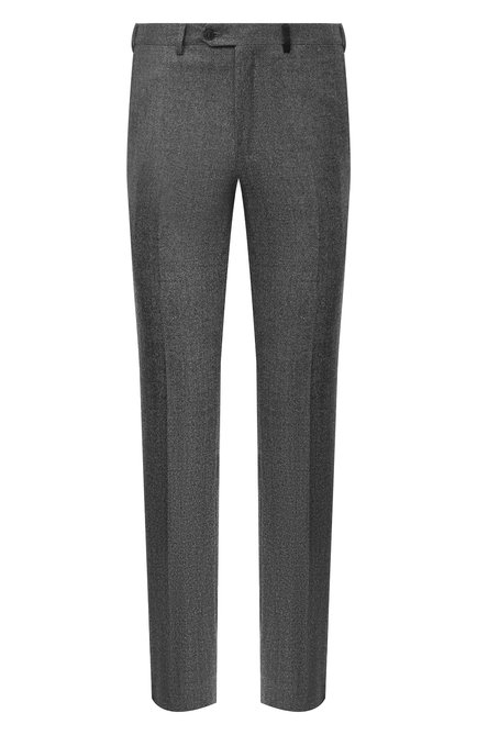 Мужские шерстяные брюки BRIONI серого цвета по цене 84550 руб., арт. RPN20L/07AB4/GSTAAD | Фото 1