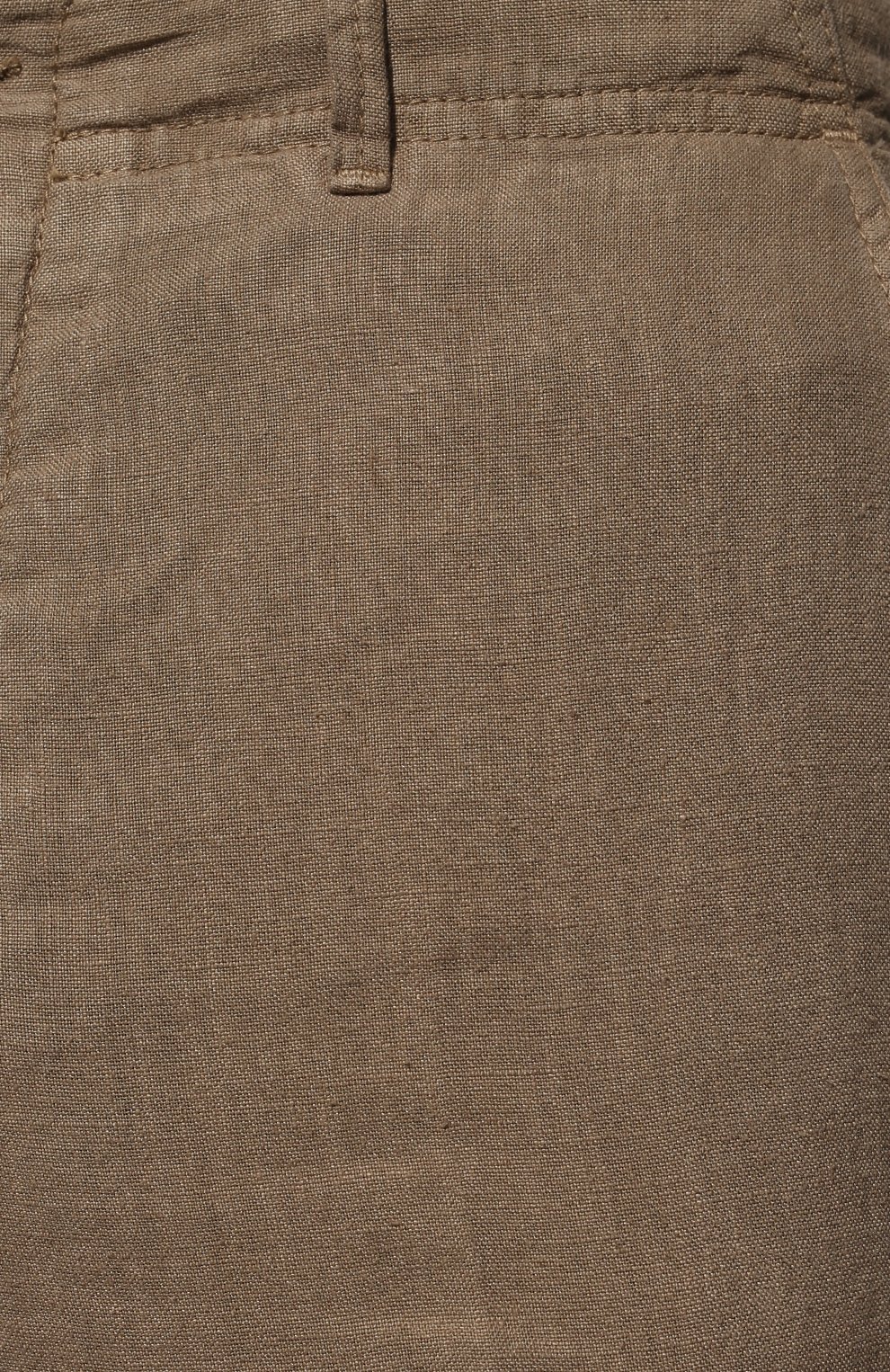Мужские льняные брюки CORNELIANI бежевого цвета, арт. 894EX5-2120154/00 | Фото 5 (Длина (брюки, джинсы): Стандартные; Случай: Повседневный; Материал сплава: Проставлено; Материал внешний: Лен; Драгоценные камни: Проставлено; Стили: Кэжуэл)