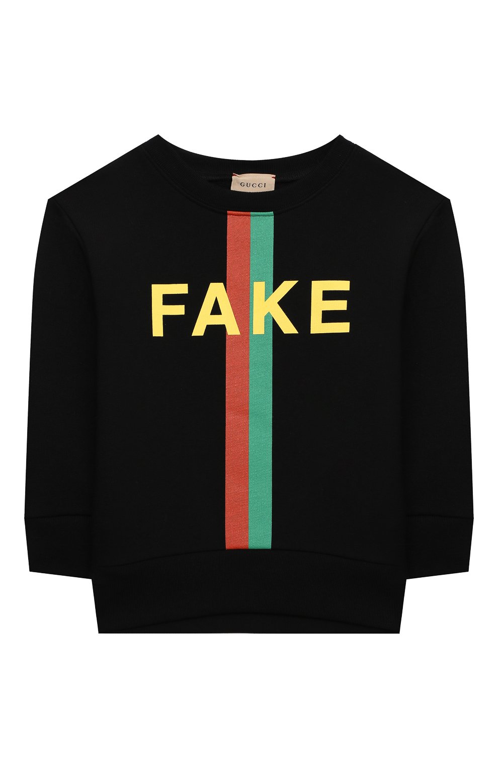 Мужского хлопковый свитшот GUCCI черного цвета, арт. 586138/XJC7F | Фото 1 (Мальчики Кросс-КТ: Толстовка-одежда, Свитшот-одежда; Региональные ограничения белый список (Axapta Mercury): Не проставлено, RU; Нос: Не проставлено; Ростовка одежда: 10 - 11 лет | 140 - 146см, 4 года | 104 см, 5 лет | 110 см, 6 лет | 116 см, 8 лет | 128 см)
