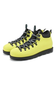 Мужские ботинки NATIVE желтого цвета, арт. 31106800-7570 | Фото 1 (Материал внешний: Экокожа; Мужское Кросс-КТ: Хайкеры-обувь, Ботинки-обувь; Материал утеплителя: Без утеплителя; Материал внутренний: Текстиль; Подошва: Плоская)
