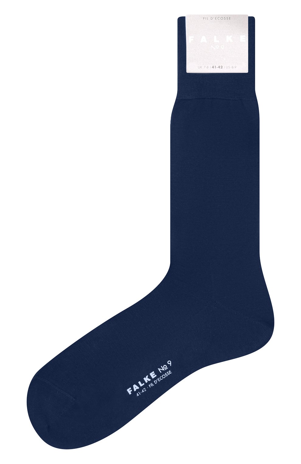 Мужские хлопковые носки FALKE синего цвета, арт. 14651. | Фото 1 (Кросс-КТ: бельё; Материал сплава: Проставлено; Нос: Не проставлено; Материал внешний: Хлопок)