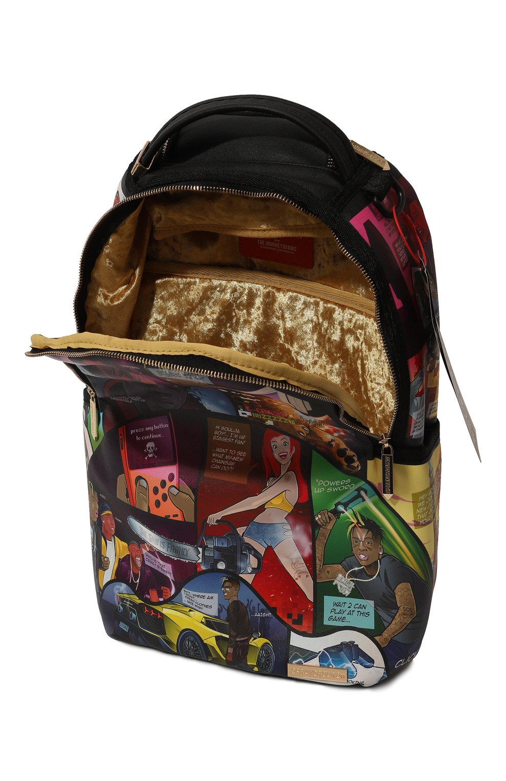 Детская рюкзак SPRAYGROUND разноцветного цвета, арт. 910B4965NSZ | Фото 3 (Материал: Пластик, Резина)