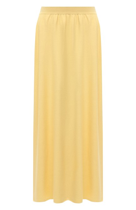 Женская кашемировая юбка LORO PIANA желтого цвета по цене 236500 руб., арт. FAL5211 | Фото 1
