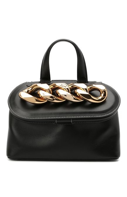 Женская сумка chain lid JW ANDERSON черного цвета по цене 114500 руб., арт. HB0317 LA0020 | Фото 1