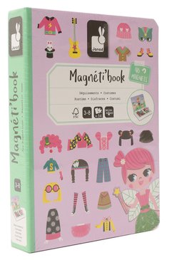 Детского магнитная книга-игра девочки JANOD  разноцветного цвета, арт. J02718 | Фото 2 (Игрушки: Настольные игры)