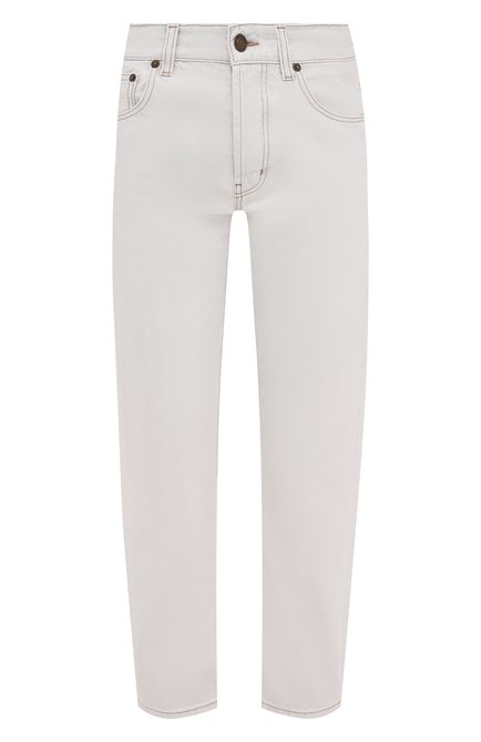 Женские джинсы SAINT LAURENT светло-бежевого цвета по цене 83950 руб., арт. 648437/Y01KB | Фото 1