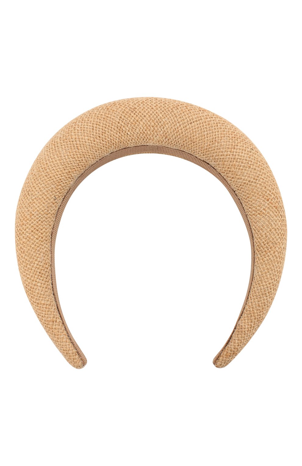 Женский ободок для волос FLOWER ME бежевого цвета, арт. HAIRBAND-LI002010L | Фото 1 (Материал: Текстиль; Статус проверки: Проверена категория)