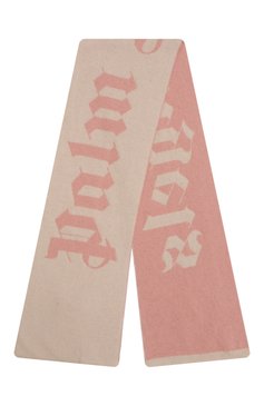 Детский шарф PALM ANGELS розового цвета, арт. PGMA003F22KNI0010130 | Фото 3 (Материал: Текстиль, Шерсть, Вискоза, Синтетический материал)
