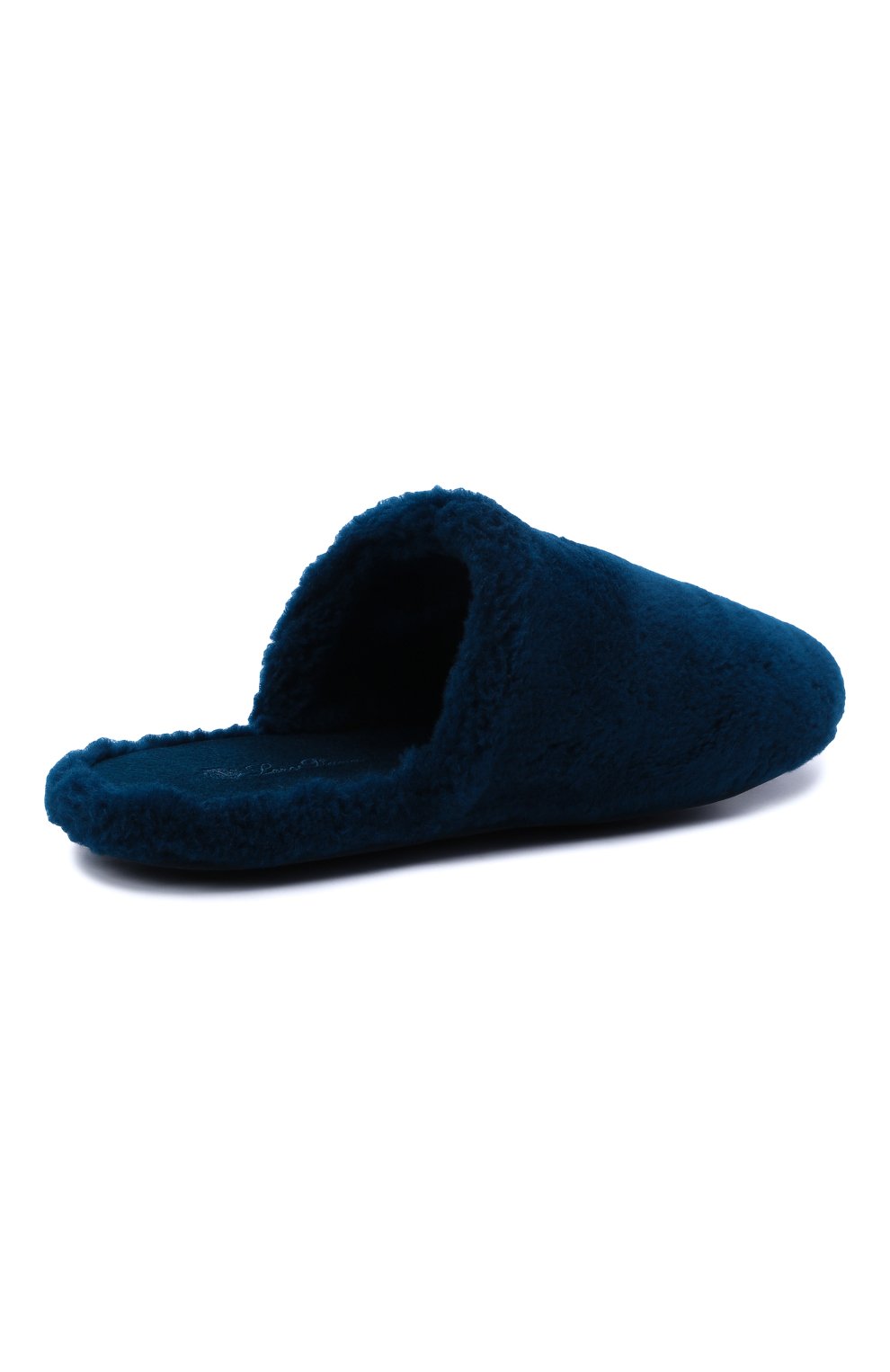 Мужского текстильные домашние туфли LORO PIANA синего цвета, арт. FAL9652 | Фото 5 (Материал внешний: Текстиль; Материал внутренний: Текстиль)