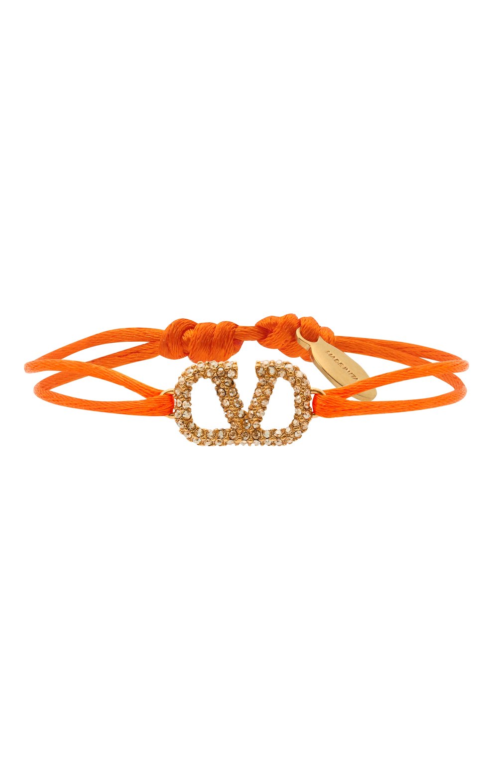 Женский браслет  VALENTINO оранжевого цвета, арт. VW0J0F81/YAB | Фото 1 (Материал: Текстиль; Региональные ограничения белый список (Axapta Mercury): RU)