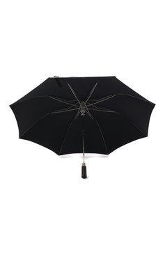 Женский складной зонт LORO PIANA темно-синего цвета, арт. FAM1316 | Фото 3 (Материал: Текстиль, Металл; Материал сплава: Проставлено; Нос: Не проставлено)