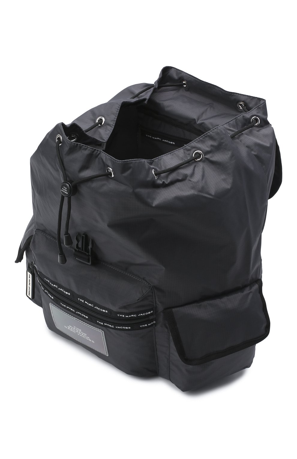 Женский рюкзак MARC JACOBS (THE) серого цвета, арт. M0016263 | Фото 4 (Случай: Повседневный; Материал: Текстиль; Стили: Кэжуэл; Размер: large)