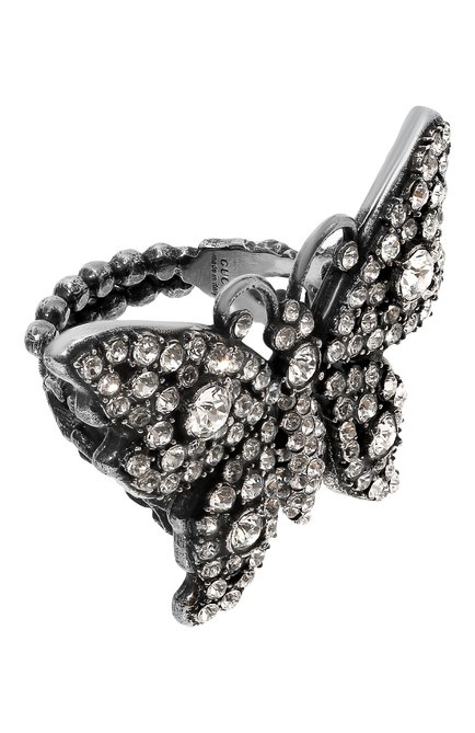Женское кольцо GUCCI серебряного цвета, арт. 503932 J3F42 | Фото 1 (Нос: Не проставлено; Региональные ограничения белый список (Axapta Mercury): Не проставлено)