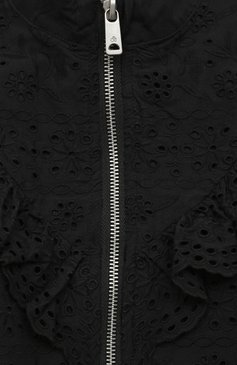Детская хлопковый бомбер SCOTCH&SODA черного цвета, арт. 171196-23-SSGM-A31 | Фото 3 (Рукава: Длинные; Региональные ограничения белый список (Axapta Mercury): Не проставлено; Материал сплава: Проставлено; Нос: Не проставлено; Материал внешний: Хлопок; Драгоценные камни: Проставлено; Материал подклада: Хлопок)