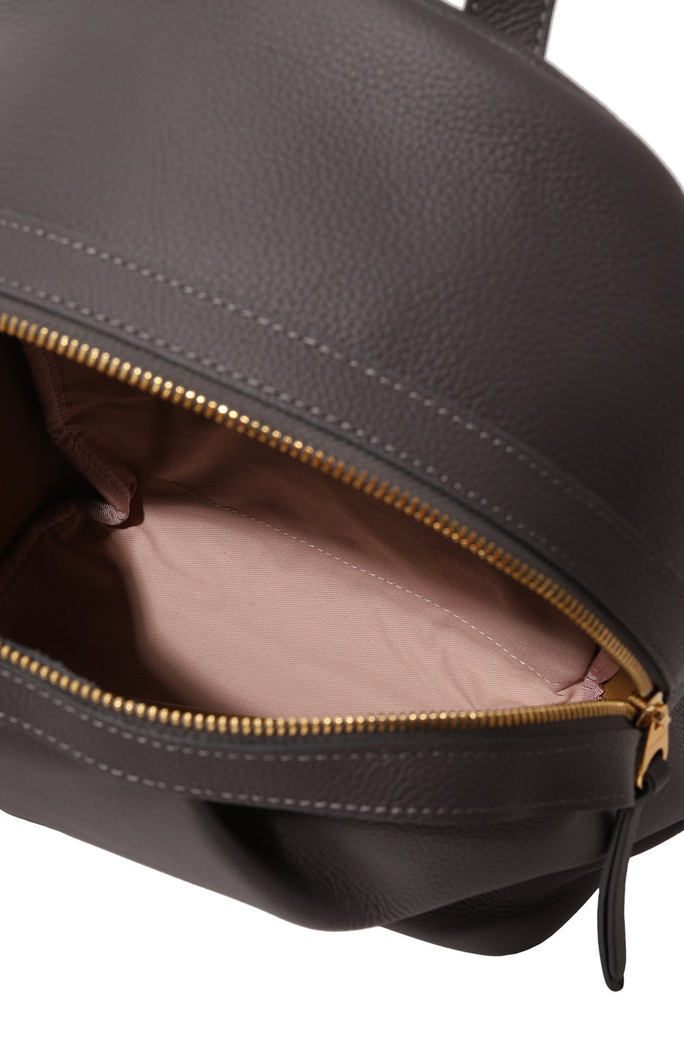 Женский рюкзак soft-wear COCCINELLE темно-серого цвета, арт. E1 P5A 14 01 01 | Фото 5 (Размер: medium; Материал: Натуральная кожа; Материал сплава: Проставлено; Драгоценные камни: Проставлено; Стили: Кэжуэл)