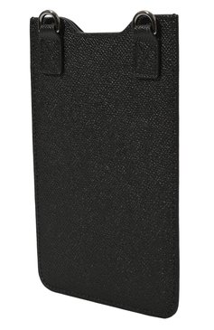 Кожаный футляр для iphone DOLCE & GABBANA черного цвета, арт. BP3224/AG219 | Фото 2 (Региональные ограничения белый список (Axapta Mercury): Не проставлено; Материал: Натуральная кожа; Нос: Не проставлено)