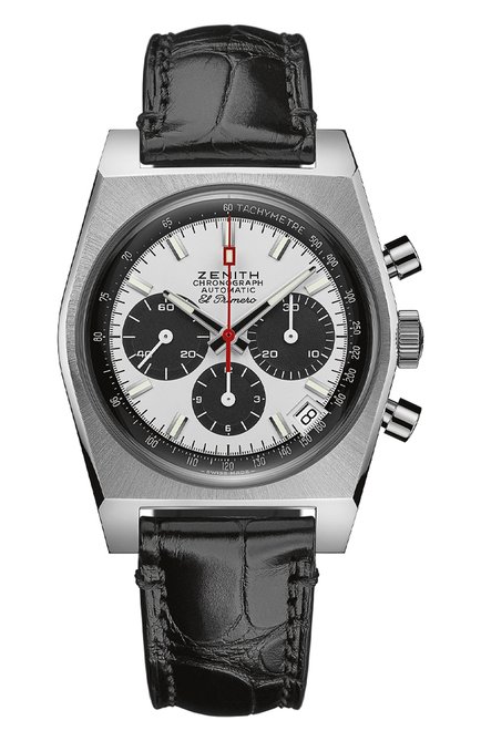 Мужские часы el primero a384 revival ZENITH бесцветного цвета, арт. 03.A384.400/21.C815 | Фото 1 (Механизм: Автомат; Цвет циферблата: Белый; Материал корпуса: Сталь)