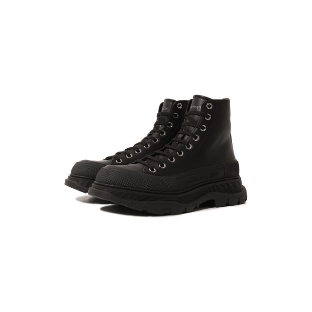 Кожаные ботинки Tread Slick Alexander McQueen 705661/WHZ621081