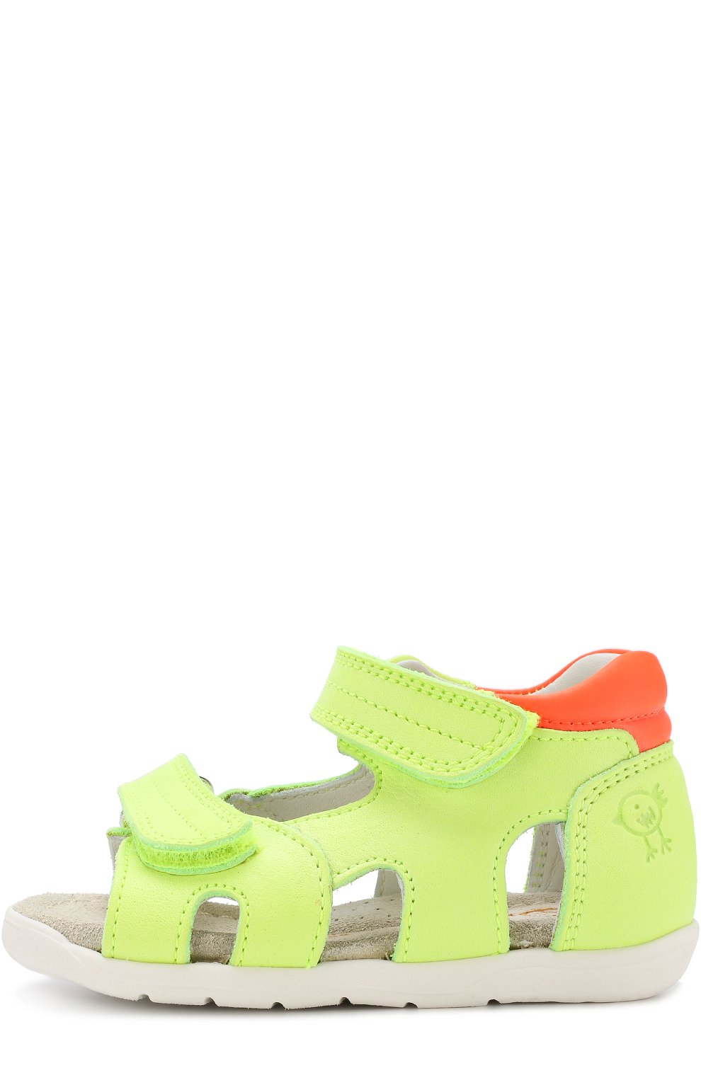 Детские кожаные сандалии с застежками велькро RONDINELLA зеленого цвета, арт. 3888-2S/5372 | Фото 2 (Материал внутренний: Натуральная кожа; Статус проверки: Проверено, Проверена категория)