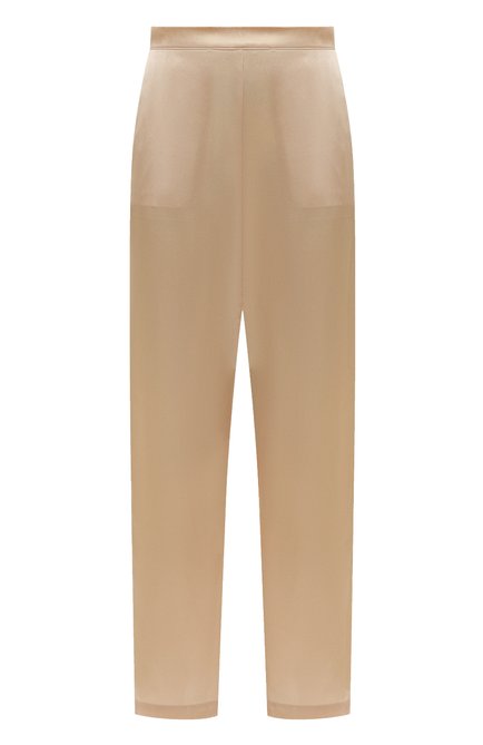 Женские шелковые брюки AUBADE кремвого цвета, арт. QS60 | Фото 1 (Женское Кросс-КТ: Брюки-белье; Материал внешний: Шелк)