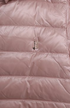 Детская пуховая куртка HERNO розового цвета, арт. PI000130G/12017/12 | Фото 3 (Девочки Кросс-КТ: Пуховик-верхняя одежда; Рукава: Длинные; Материа�л внешний: Синтетический материал; Материал сплава: Проставлено; Нос: Не проставлено; Материал подклада: Синтетический материал; Кросс-КТ: Демисезон; Драгоценные камни: Проставлено; Материал утеплителя: Пух и перо)