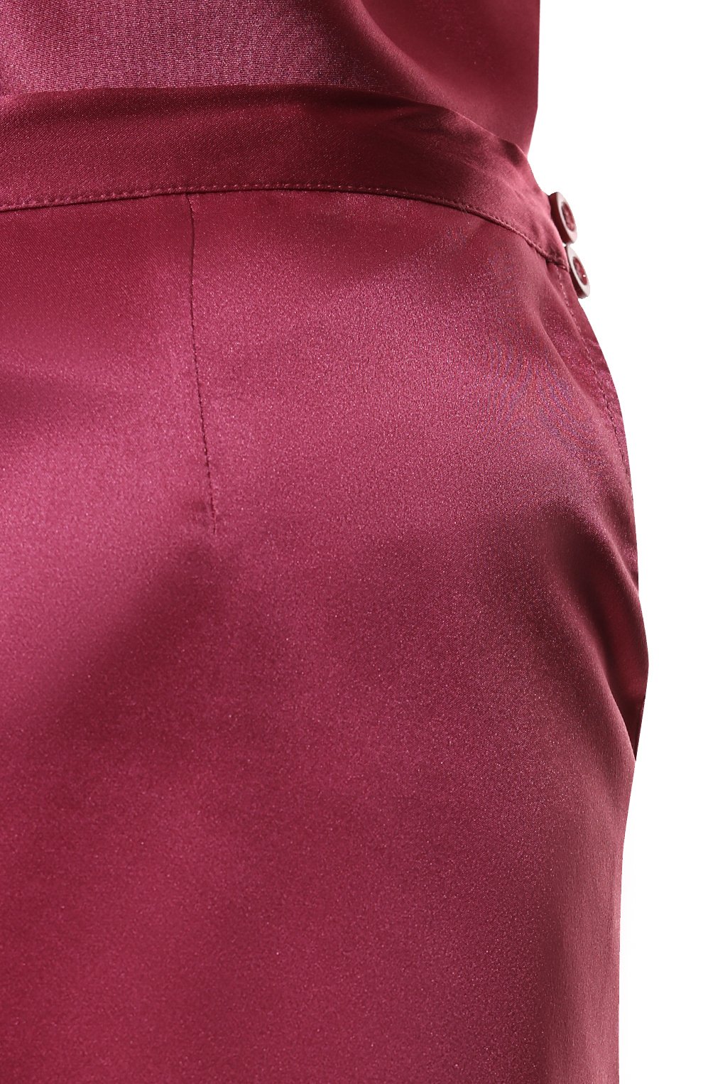 Женские шелковые мини-шорты LA PERLA малинового цвета, арт. 0020290 | Фото 5 (Женское Кросс-КТ: Шорты; Материал внешний: Шелк; Материал сплава: Проставлено; Нос: Не проставлено)