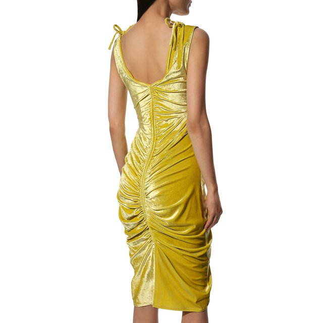 фото Платье из вискозы и шелка bottega veneta