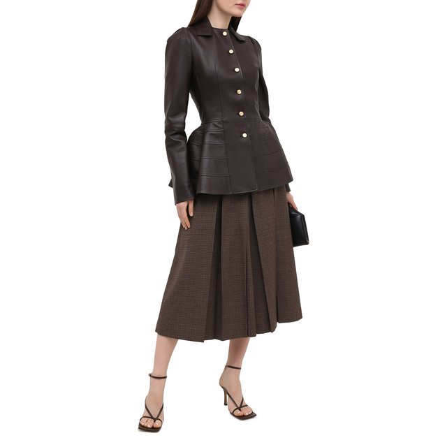 фото Кожаные босоножки stretch bottega veneta