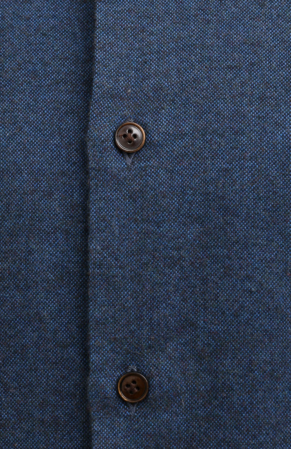 Мужская хлопковая рубашка SONRISA синего цвета, арт. IL9/BC/F6108 | Фото 5 (Манжеты: На пуговицах; Рукава: Длинные; Рубашки М: Regular Fit; Воротник: Акула; Случай: Повседневный; Длина (для топов): Стандартные; Материал внешний: Хлопок; Принт: Однотонные; Стили: Кэжуэл)