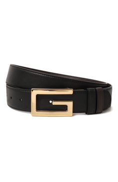 Мужской двусторонний ремень GUCCI черного цвета, арт. 626974 AP0BG | Фото 1 (Случай: Повседневный; Материал: Натуральная кожа)