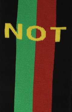Мужские хлопковые носки «fake/not» GUCCI черного цвета, арт. 636395/4G157 | Фото 2 (Кросс-КТ: бельё; Региональные ограничения белый список (Axapta Mercury): RU; Материал внешний: Хлопок)