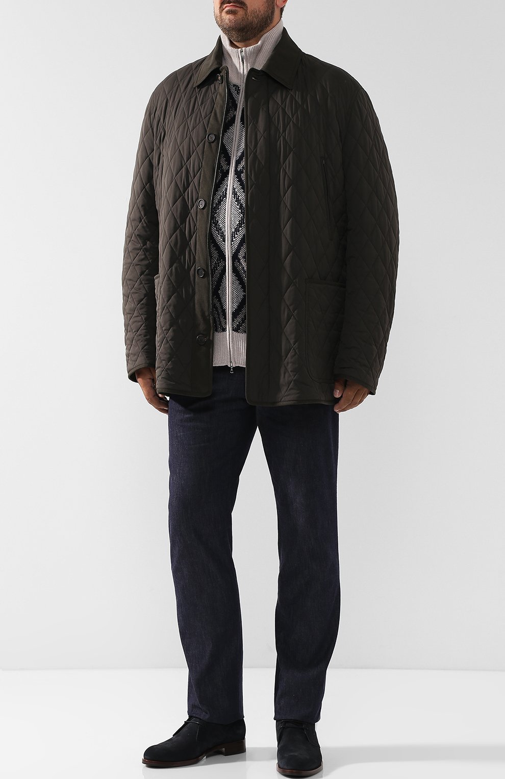 Мужская двусторонняя куртка из смеси шерсти и шелка BRIONI хаки цвета, арт. SDL70L/07AJ9 | Фото 2 (Кросс-КТ: Куртка; Мужское Кросс-КТ: шерсть и каш�емир, Верхняя одежда; Материал внешний: Шерсть, Шелк; Рукава: Длинные; Big photo: Big photo; Длина (верхняя одежда): До середины бедра; Материал сплава: Проставлено; Ювелирные украшения: Назначено; Драгоценные камни: Проставлено)