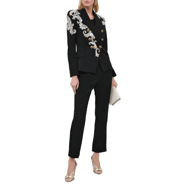 фото Шерстяные брюки balmain
