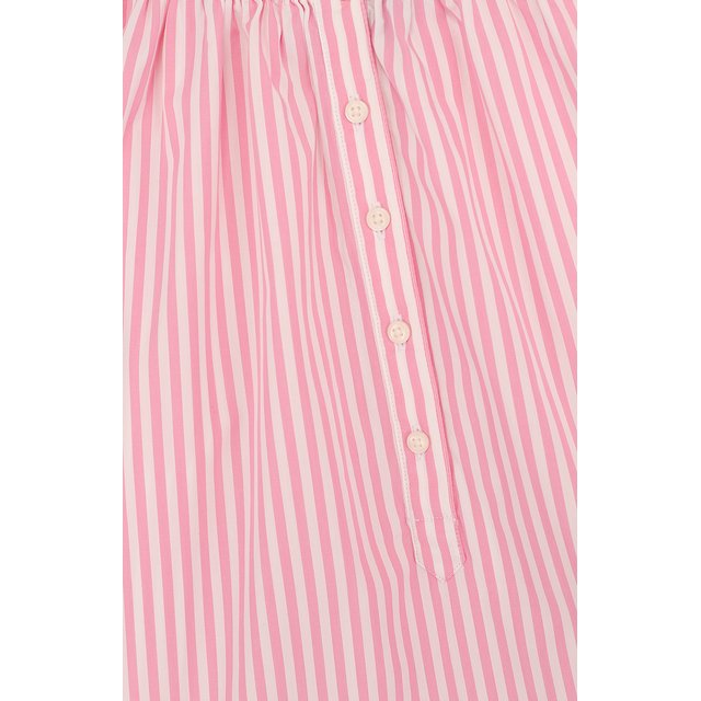 Хлопковая блуза свободного кроя с вышивкой и фестонами Polo Ralph Lauren 313688391 Фото 3