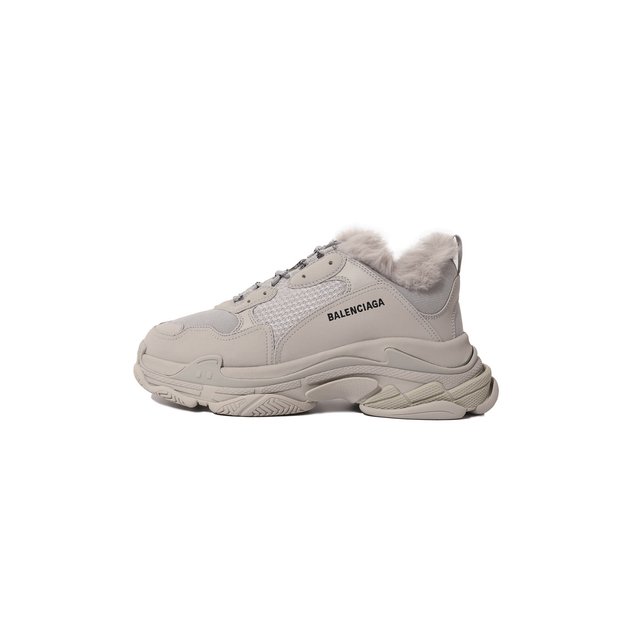 Комбинированные кроссовки Triple S Balenciaga  668563W3CQ5 Фото 4