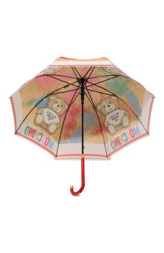 Женский зонт-трость MOSCHINO разноцветного цвета, арт. 8415-63AUT0A | Фото 3 (Материал: Текстиль, Синтетический материал, Металл)